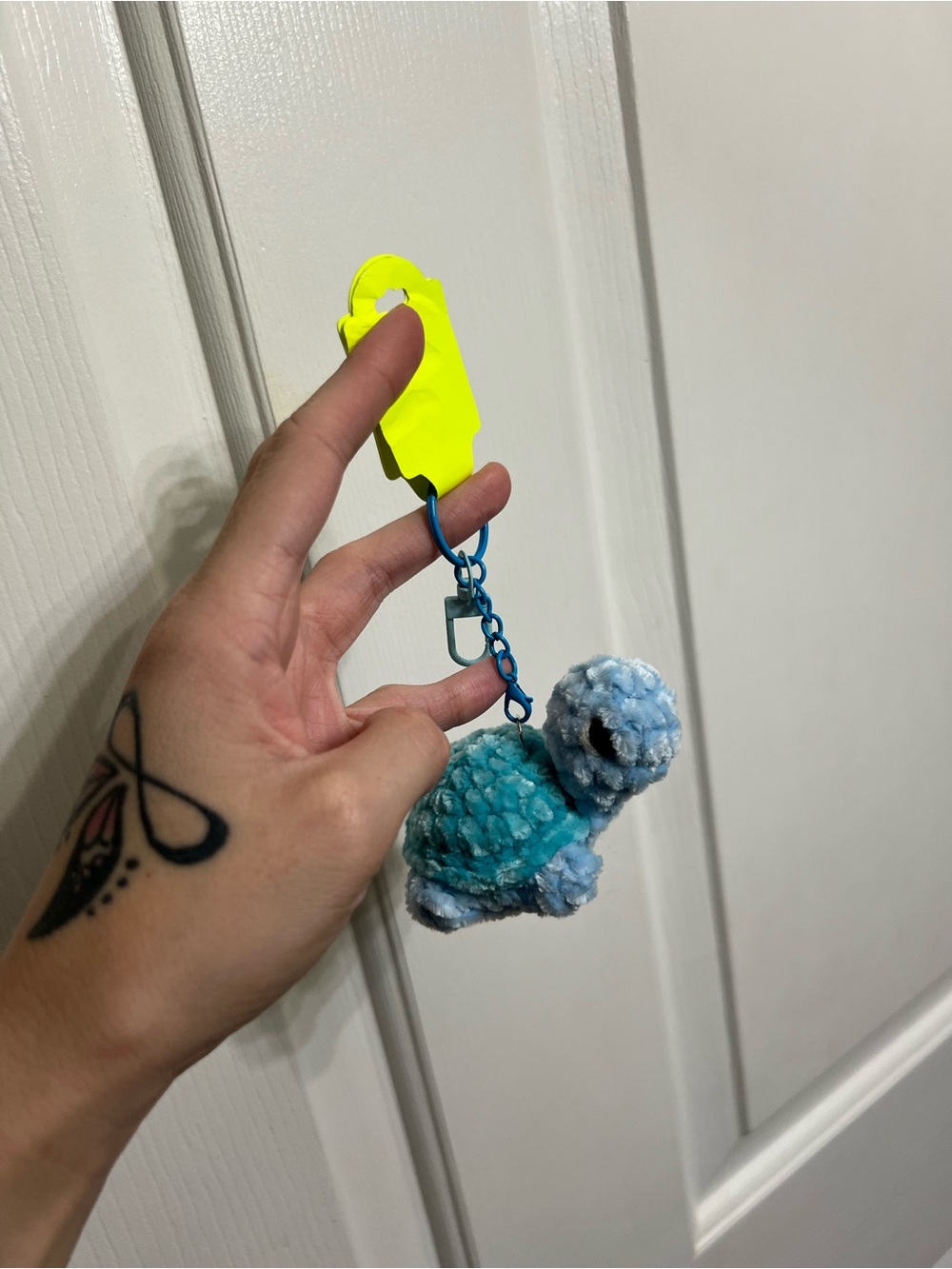 Mini Crocheted Turtle Keychain 🐢